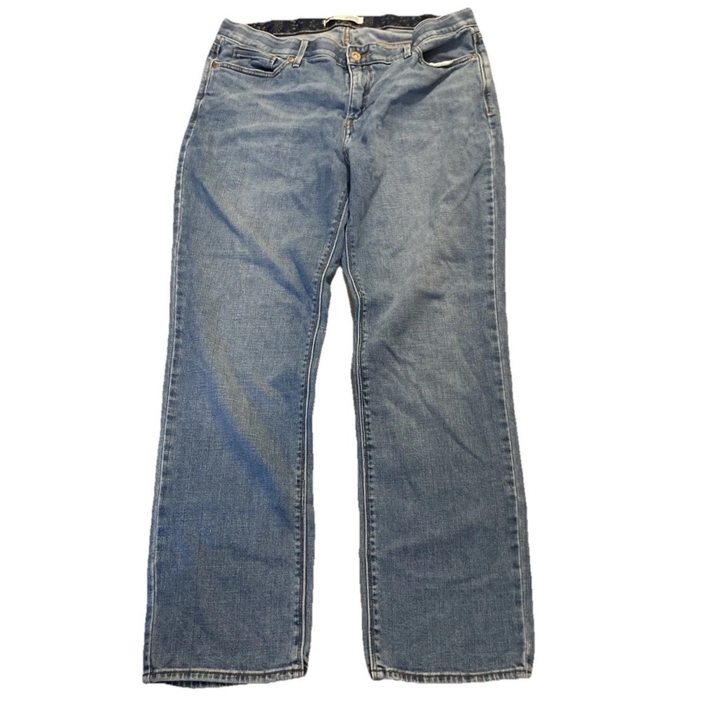 Levi's‎ 525 Women's 16S 33x30 Perfect Waist Straight Leg Light Wash Denim Jeans